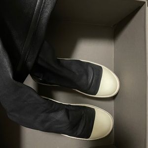 sz 36 - Rick owens Mainline leather stocking sock ramones women